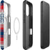 NFL New England Patriots Trailblazer iPhone 16 Magsafe Impact Case
