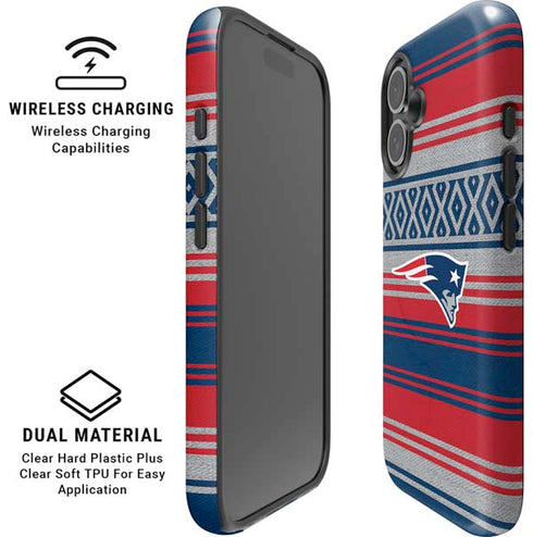NFL New England Patriots Trailblazer iPhone 16 Magsafe Impact Case