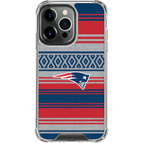 NFL New England Patriots Trailblazer iPhone 16 Pro Clear Case