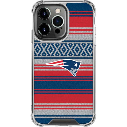 NFL New England Patriots Trailblazer iPhone 16 Pro Max Clear Case