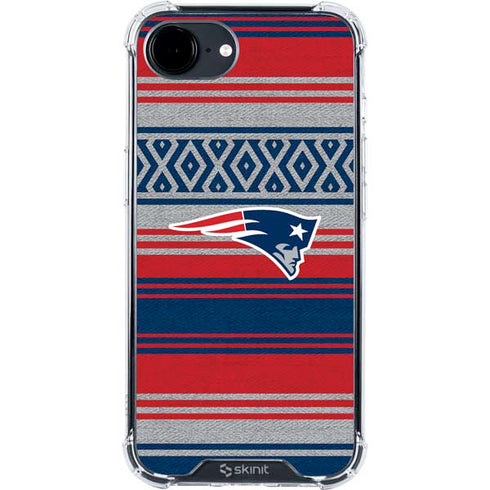 NFL New England Patriots Trailblazer iPhone 16e Clear Case