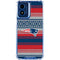 NFL New England Patriots Trailblazer Moto G Play 4G (2024) Clear Case