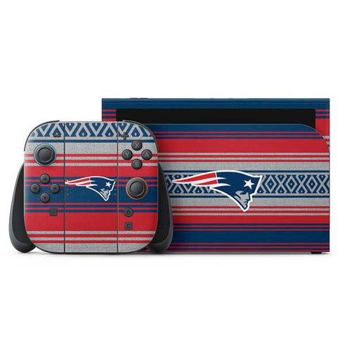 NFL New England Patriots Trailblazer Nintendo Switch 2 (2025) with Joy-Con Skin