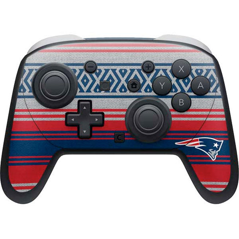 NFL New England Patriots Trailblazer Nintendo Switch 2 (2025) Pro Controller Skin