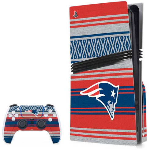 NFL New England Patriots Trailblazer PS5 Pro Disk Bundle Skin
