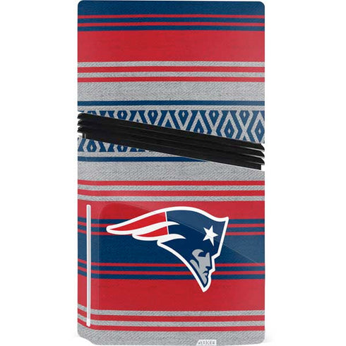 NFL New England Patriots Trailblazer PS5 Pro Disk Console Skin