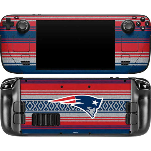NFL New England Patriots Trailblazer Steam Deck Handheld Gaming Computer OLED Skin