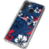 NFL New England Patriots Tropical Print Galaxy A21 Clear Case