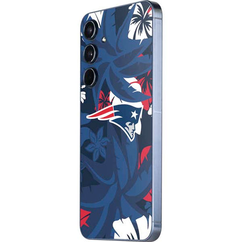 NFL New England Patriots Tropical Print Galaxy A35 5G Skin