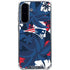 NFL New England Patriots Tropical Print Galaxy A36 5G Clear Case