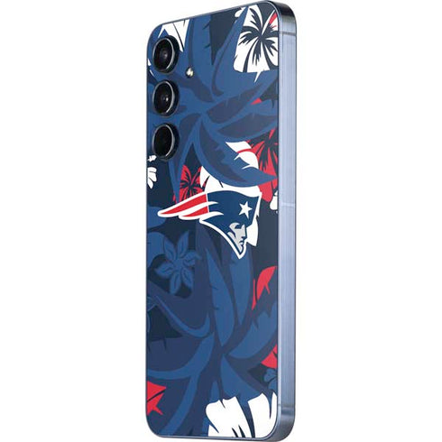 NFL New England Patriots Tropical Print Galaxy A55 5G Skin