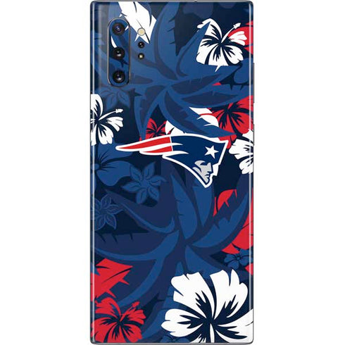 NFL New England Patriots Tropical Print Galaxy Note 10 Plus Skin