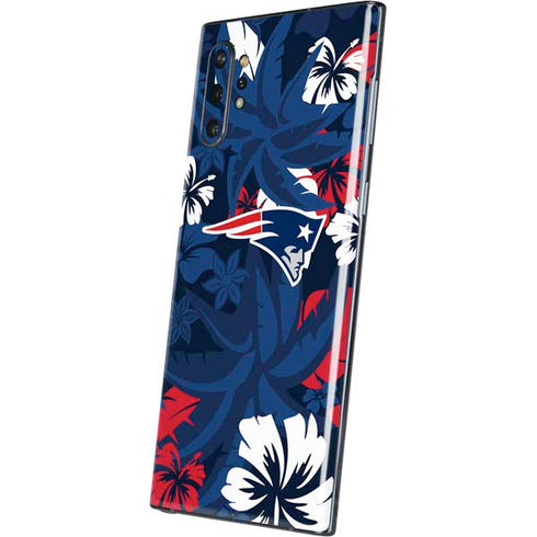 NFL New England Patriots Tropical Print Galaxy Note 10 Plus Skin