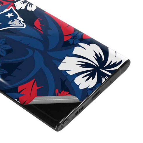 NFL New England Patriots Tropical Print Galaxy Note 10 Plus Skin
