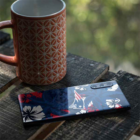NFL New England Patriots Tropical Print Galaxy Note 10 Plus Skin