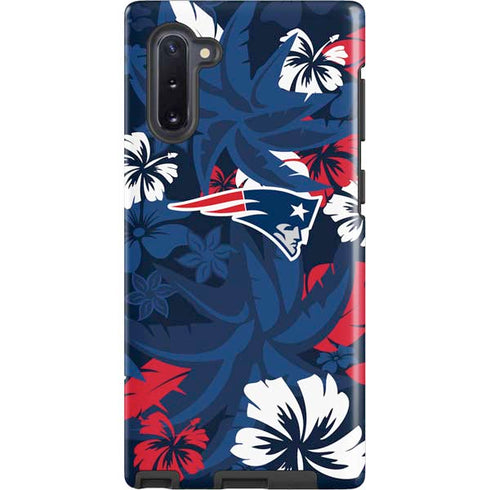 NFL New England Patriots Tropical Print Galaxy Note 10 Pro Case