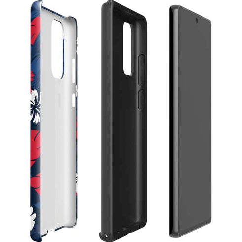 NFL New England Patriots Tropical Print Galaxy Note20 5G Pro Case