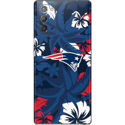 NFL New England Patriots Tropical Print Galaxy Note20 5G Skin