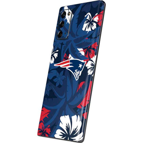 NFL New England Patriots Tropical Print Galaxy Note20 5G Skin