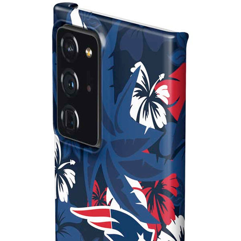 NFL New England Patriots Tropical Print Galaxy Note20 Ultra 5G Lite Case