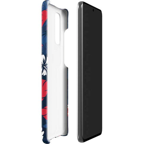 NFL New England Patriots Tropical Print Galaxy S20 Lite Case