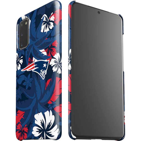 NFL New England Patriots Tropical Print Galaxy S20 Lite Case