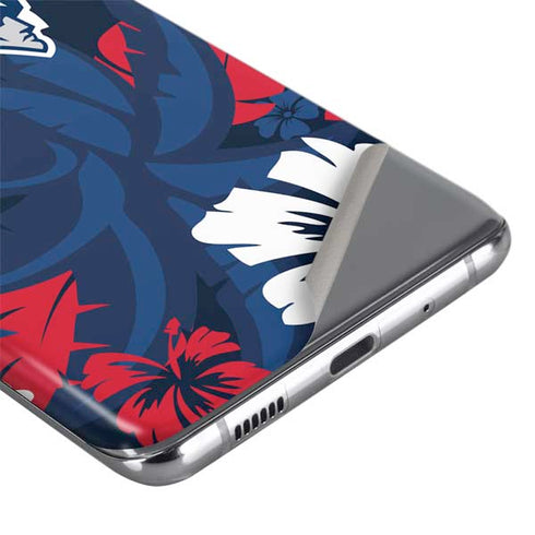 NFL New England Patriots Tropical Print Galaxy S20 Skin