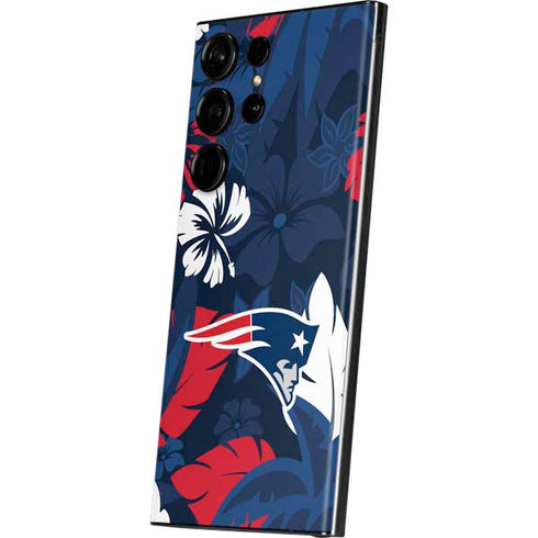 NFL New England Patriots Tropical Print Galaxy Skins
