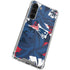 NFL New England Patriots Tropical Print Galaxy S24 FE Clear Case