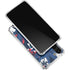 NFL New England Patriots Tropical Print Galaxy S24 FE Clear Case