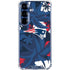 NFL New England Patriots Tropical Print Galaxy S25 Plus Clear Case