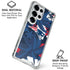 NFL New England Patriots Tropical Print Galaxy S25 Ultra Clear Case