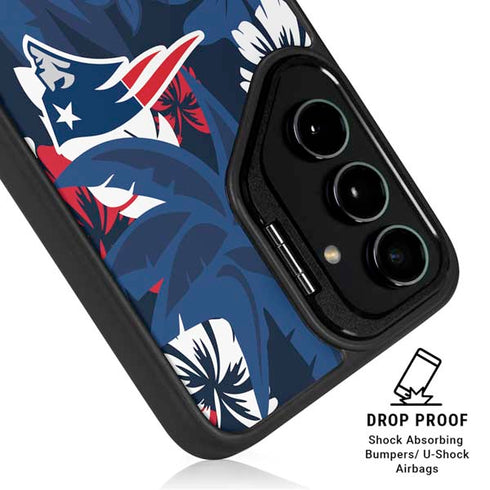 NFL New England Patriots Tropical Print Galaxy S26 Ultra Kickstand Case