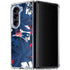 NFL New England Patriots Tropical Print Galaxy Z Fold5 5G Clear Case
