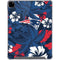 NFL New England Patriots Tropical Print iPad Pro 12.9in (2020) Clear Case