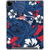 NFL New England Patriots Tropical Print iPad Pro 12.9in (2020) Clear Case