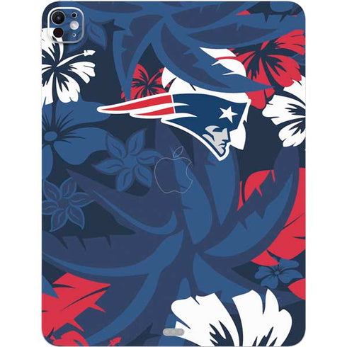 NFL New England Patriots Tropical Print iPad Pro 13in M4 (2024) Skin