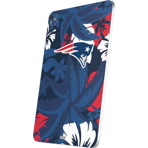 NFL New England Patriots Tropical Print iPad Pro 13in M4 (2024) Skin
