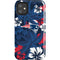 NFL New England Patriots Tropical Print iPhone 11 Impact Case