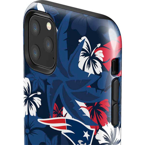 NFL New England Patriots Tropical Print iPhone 11 Pro Max Impact Case