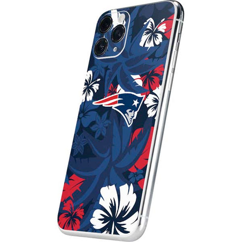 NFL New England Patriots Tropical Print iPhone 11 Pro Skin