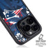 NFL New England Patriots Tropical Print iPhone 14 Pro Kickstand Case