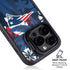NFL New England Patriots Tropical Print iPhone 14 Pro Max Kickstand Case