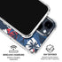 NFL New England Patriots Tropical Print iPhone 15 Clear Case