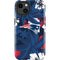 NFL New England Patriots Tropical Print iPhone 15 Impact Case