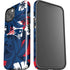 NFL New England Patriots Tropical Print iPhone 15 Impact Case
