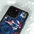 NFL New England Patriots Tropical Print iPhone 15 Pro Waterproof Case