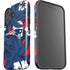NFL New England Patriots Tropical Print iPhone 16 Impact Case