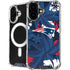 NFL New England Patriots Tropical Print iPhone 16 Plus MagSafe Case