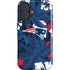 NFL New England Patriots Tropical Print iPhone 16 Plus Magsafe Impact Case